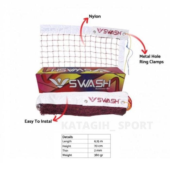 NET BADMINTON SWASH/NET BADMINTON/NET BULUTANGKIS