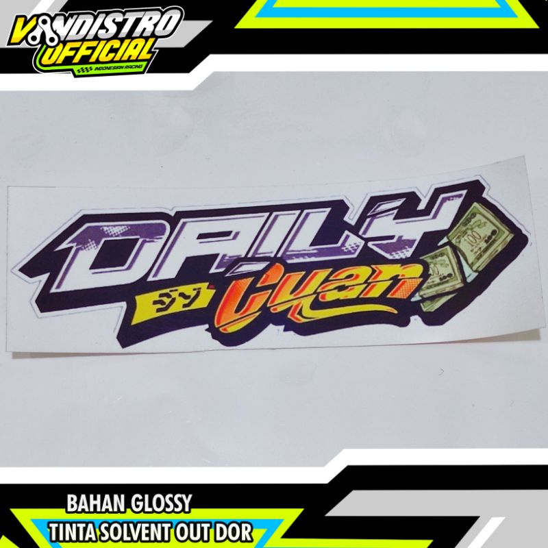 stiker daily cuan