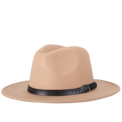 Topi Laken Jazz Vintage Fedora Koboy Pria Dewasa Super Lebar Cowboy Cap Coboy Panama Hat Keren Buat 