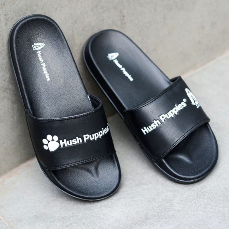 Sendal Hush Puppies Sandal Slop Selop Slide Hush Puppies TERLARIS Grade Original Pria/Wanita COD