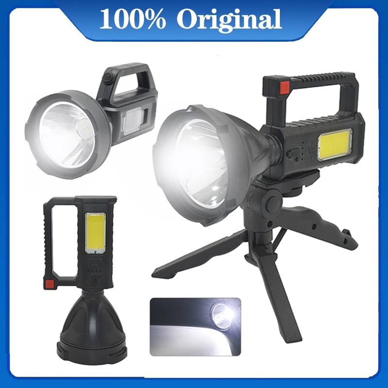 ANBOLT Kuat Senter LED Lampu Kerja Sorotan USB Isi Ulang Tahan Air Portabel COB Bekerja Senter Camping Lantern