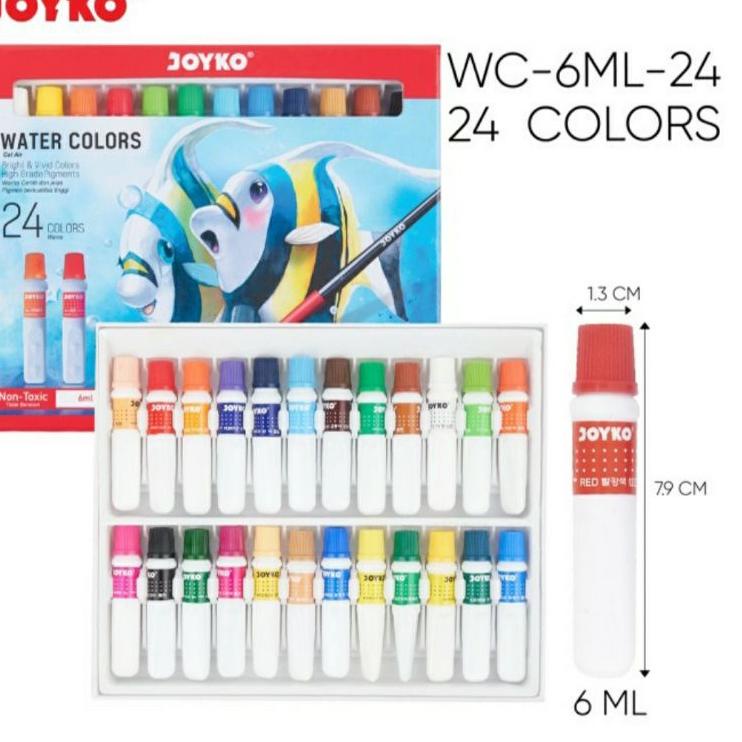 

New Arrival Cat air water color joyko 24 warna