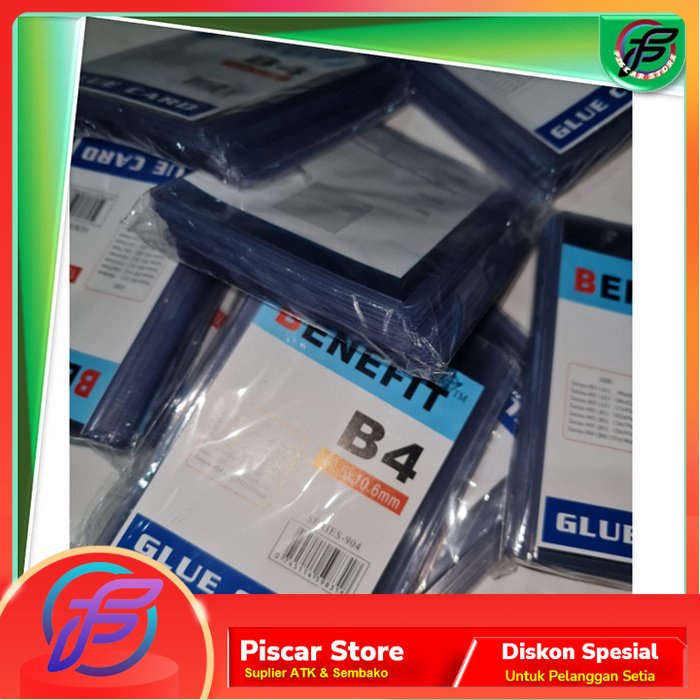 

Name Tag Plastik ID B4 - BENEFIT Card Case Uk. B4 (Pack isi 20 Lembar)