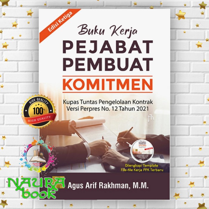 

buku kerja pejabat pembuat komitmen