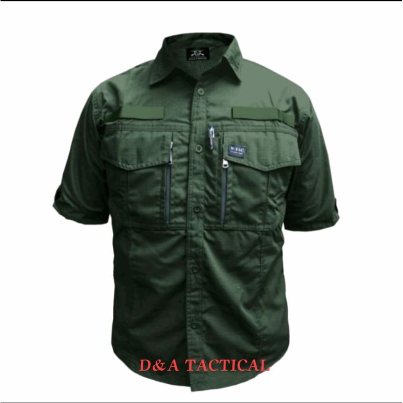 KEMEJA W-TAC TANGAN PENDEK KEMEJA PRIA/TACTICAL8