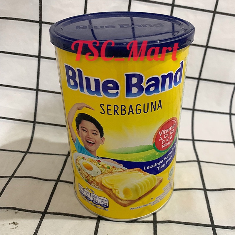 

Blue Band Margarin 1 kg / Blue / Band / Margarin / Masak / 1 kg / BlueBand / Serbaguna / Cake / and / Cookie / Margarine / Tin / 1kg / mentega