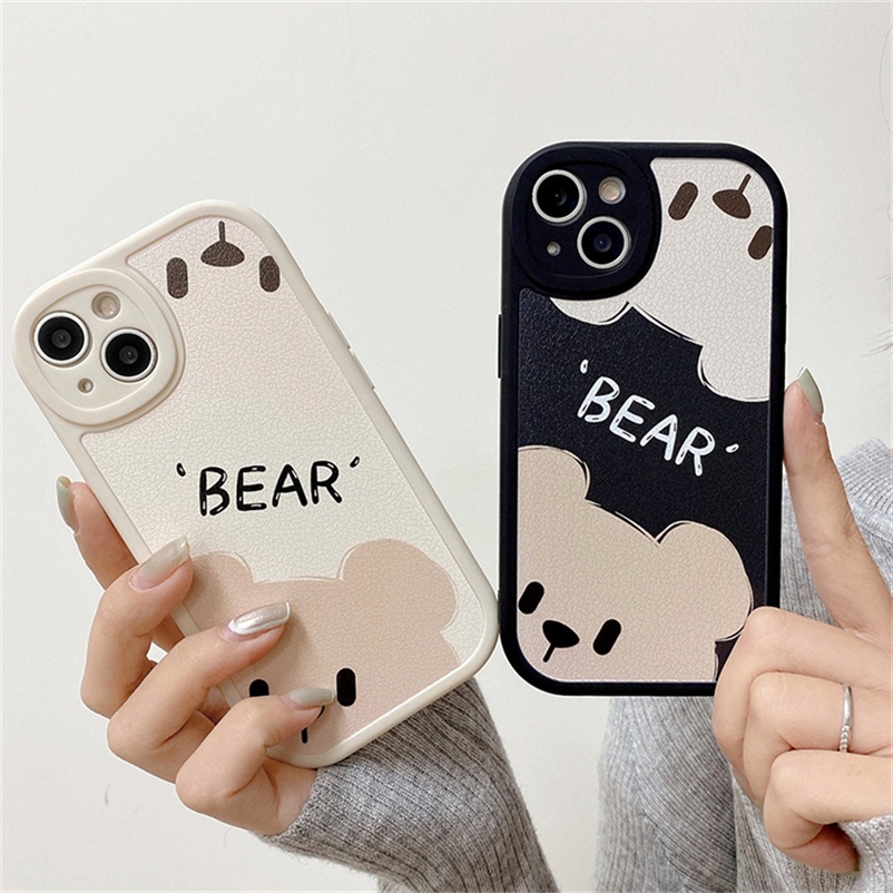 Soft Case Pelindung Bahan Silikon TPU Tahan Banting Untuk Phone Case Compatible For iPhone 14 13 12 11 Pro Xs Max XR X 7 8 6 6s Plus SE 2020 iPhone Art Love TPU Soft Silicone Precision Hole Ant-drop Shockproof Protection Casing Soft Case Phone Cas