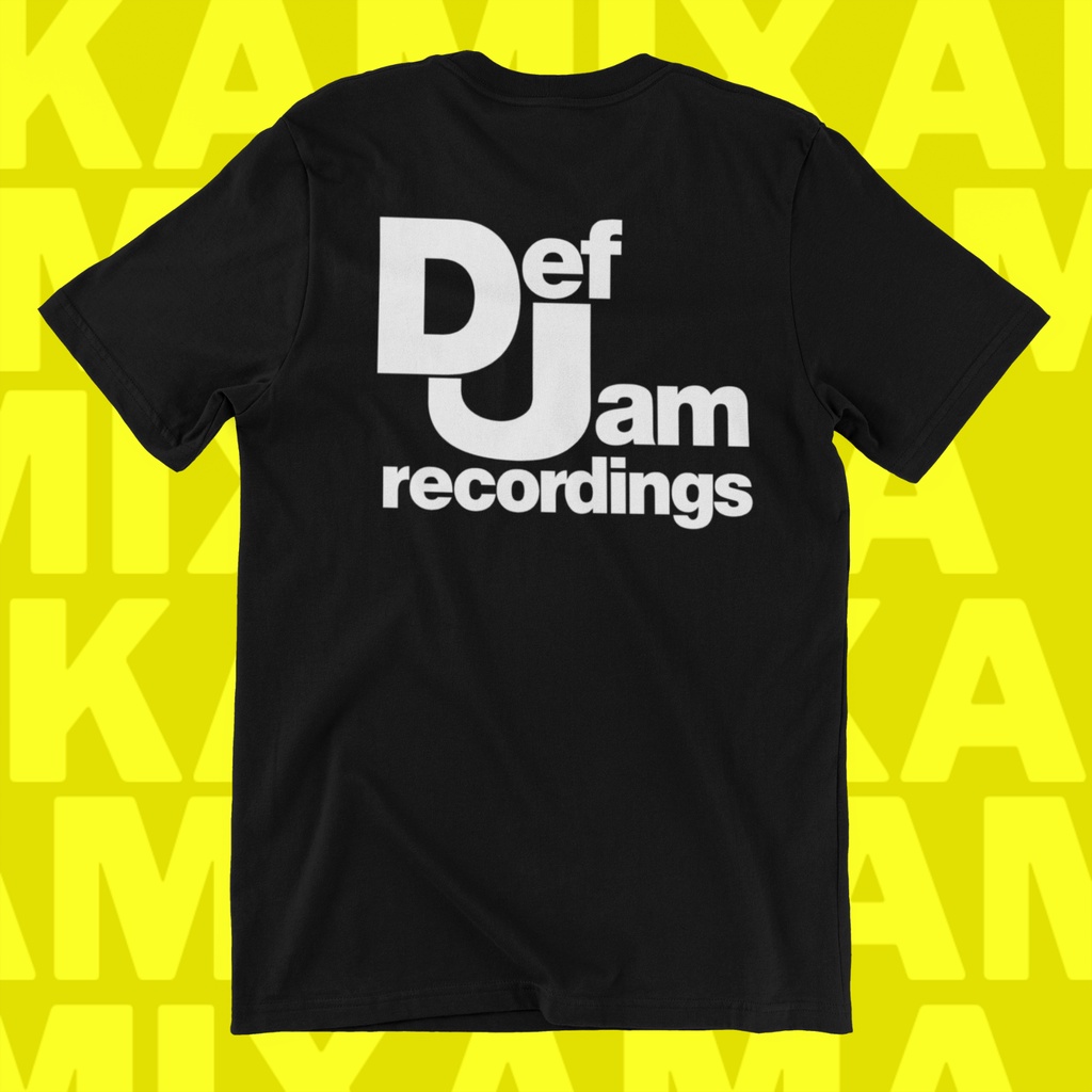 Kaos Def Jam Recordings Tshirt 100% Cotton