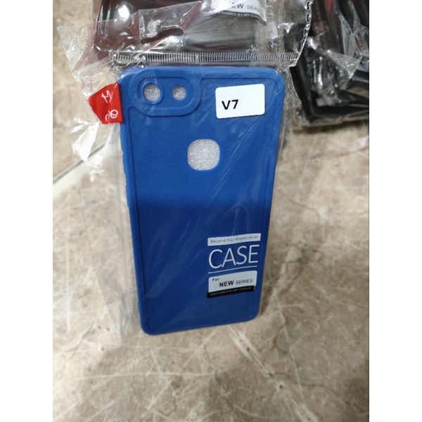 Softcase Vivo V7 Silikon Casing Case Macaron Pelindung Pro Camera