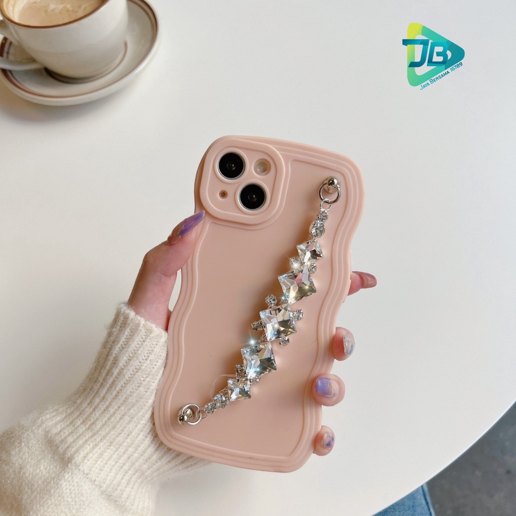 GC03 SOFTCASE GELOMBANG RANTAI DIAMOND FOR OPPO A3S A1K A5S A7 A11K A12 A15 A16 A55 A17 A17K A31 A8 A37 NEO 9 A39 A57 A9 A5 A52 A92 A53 A33 2020 A54 A55 A57 2022 A77S JB6969