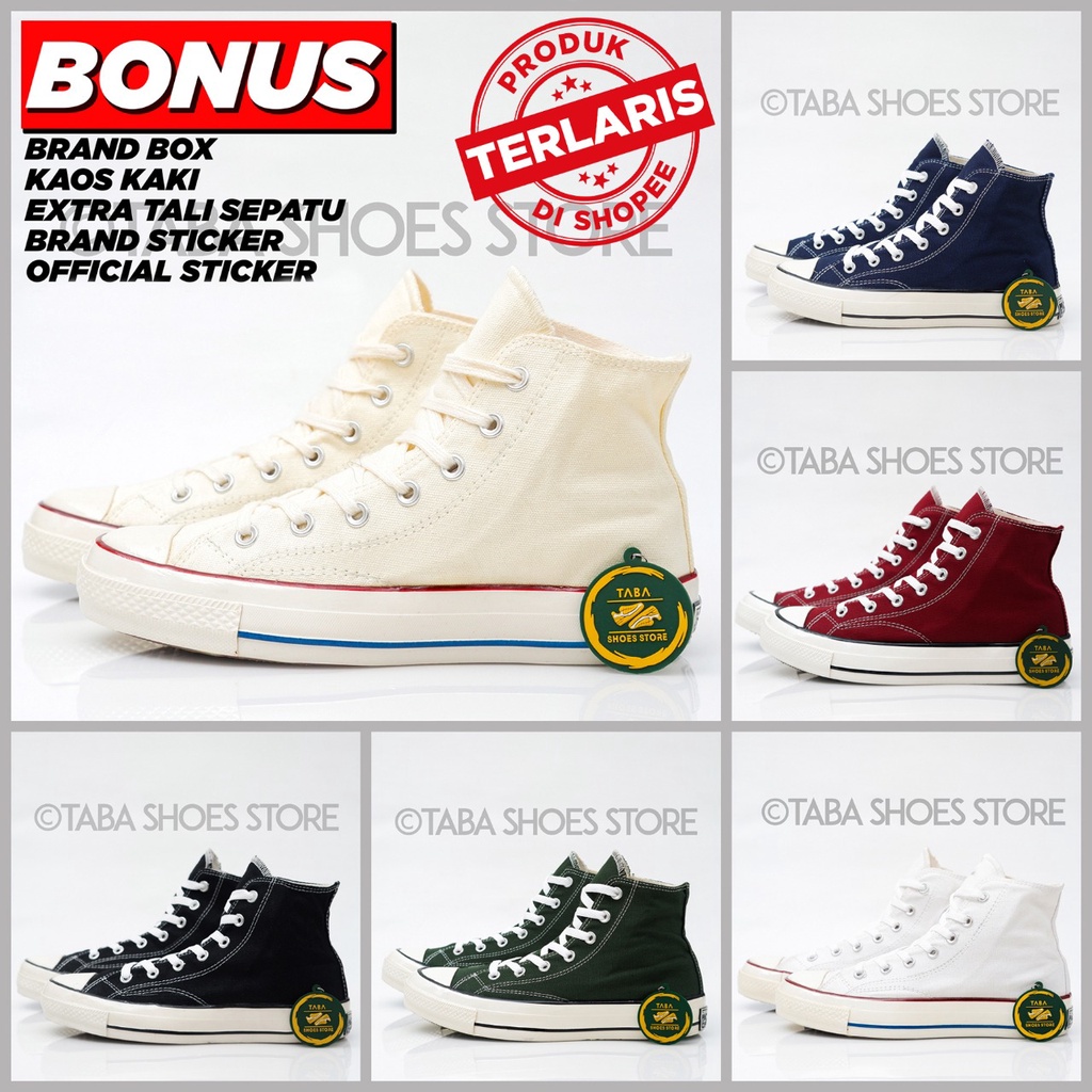 (BISA COD) 7 PILIHAN SEPATU 70S HIGH PREMIUM SEPATU CONVERS PRIA WANITA