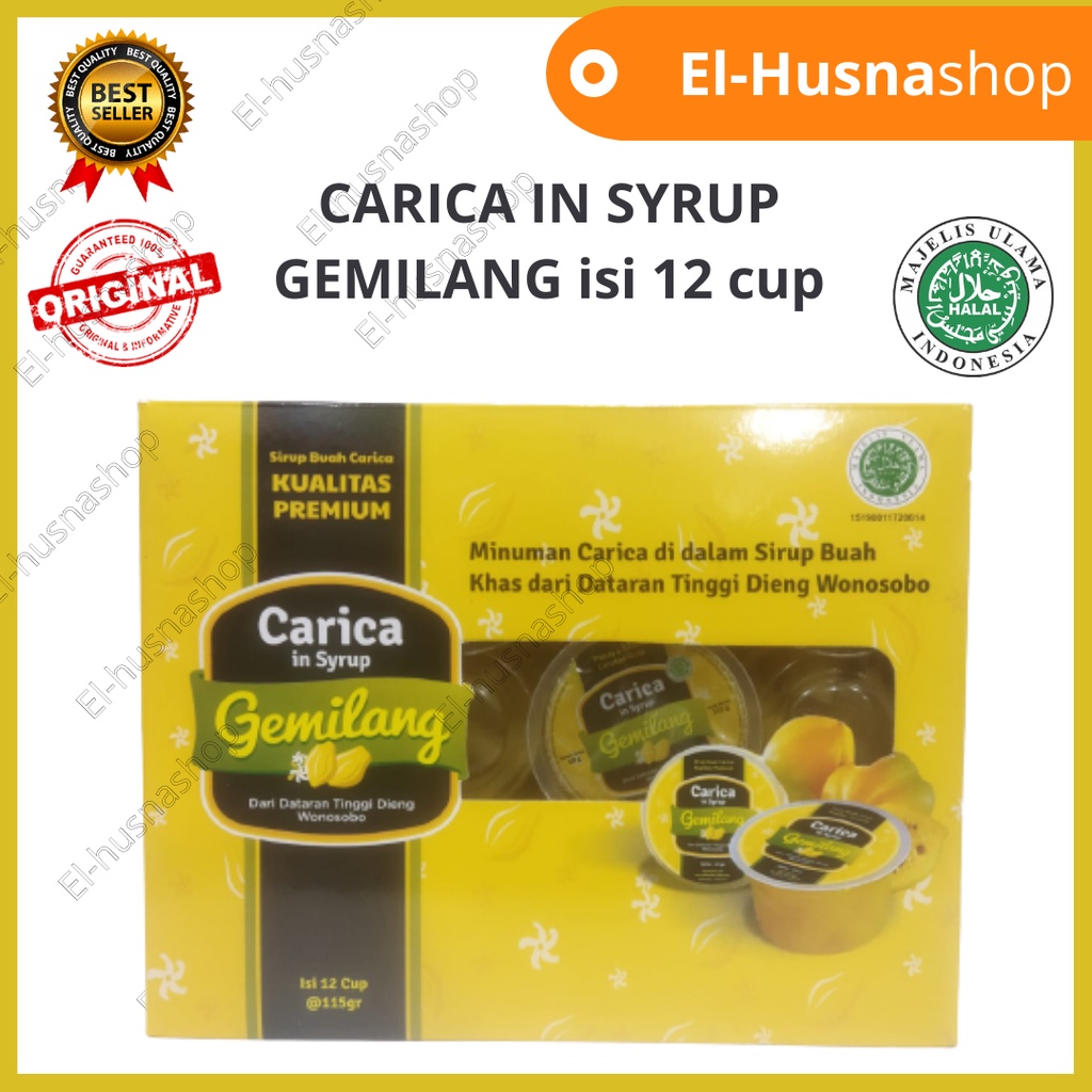 

Carica In Syrup Gemilang Minuman Sirup Buah Carica Isi 12 Cup Khas Dieng Wonosobo Kualitas Permium