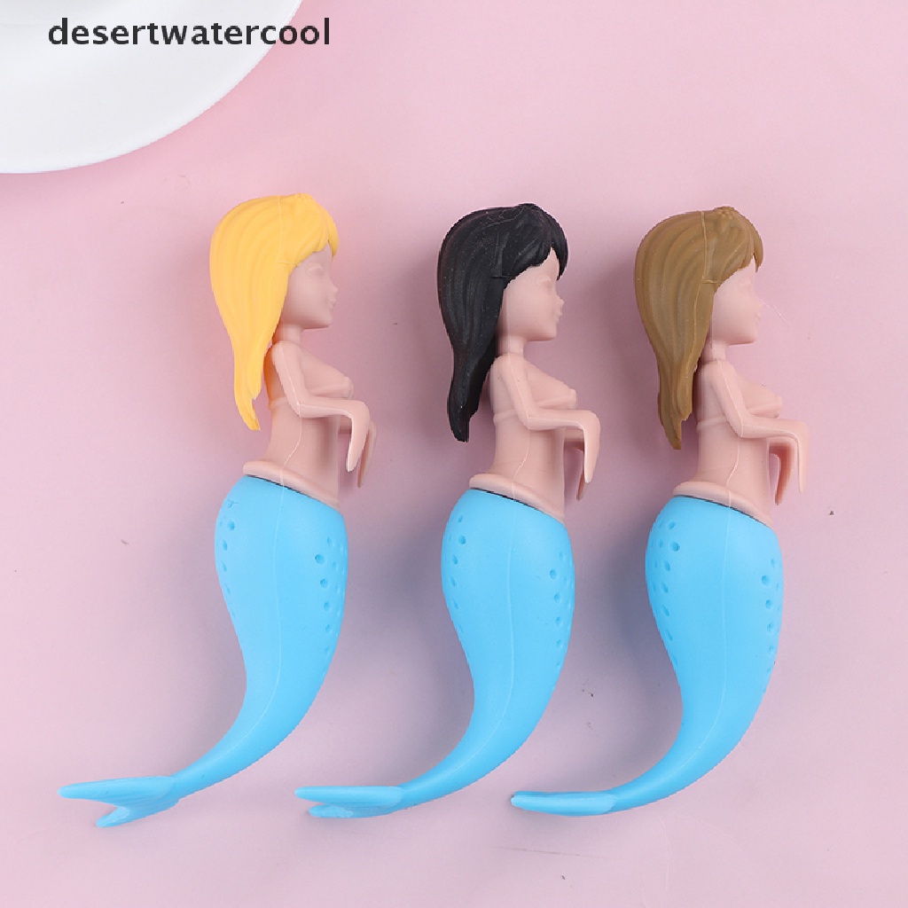 Deid Mermaid Tea Infuser Silicone Kantong Teh Reusable Strainer Filter Teko Infusers Martijn