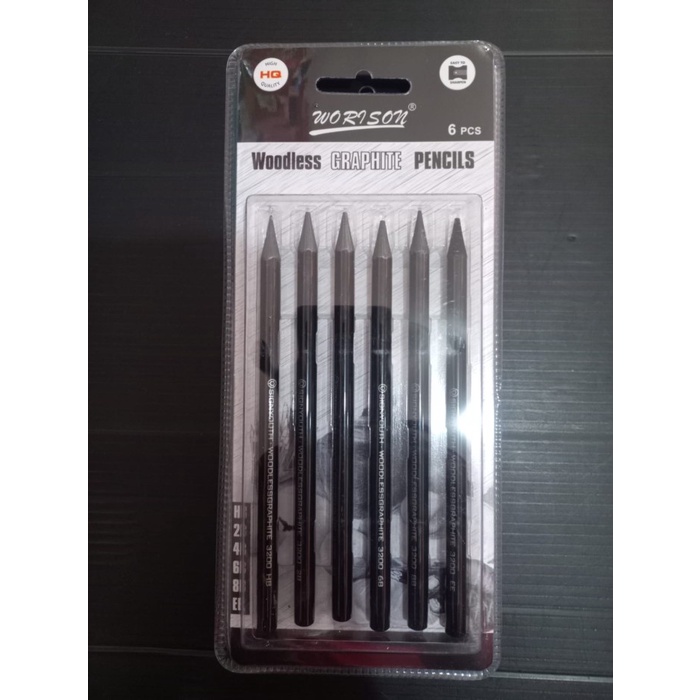 

Charcoal Drawing Pencils Woodles Graphite Set 6 / Vtec Pencil Charcoal