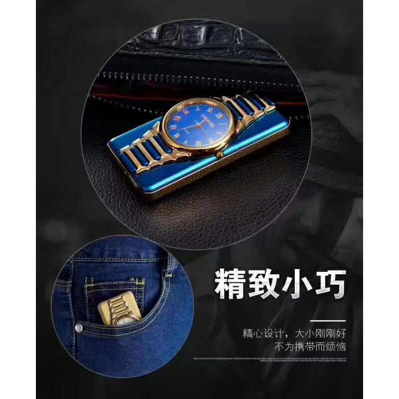 36 ROCKWARE USB Rechargeable Plasma Flameless Lighter - Elegant Watch