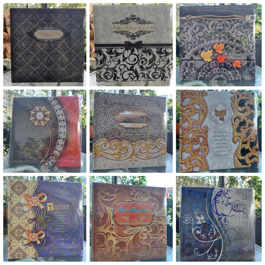 

Album Foto Jumbo Batik 10 Sheet 10R/8R/6R/5R/4R/3R/2R 10 Sheet Tempel/Magnetic HardCover Random Motif