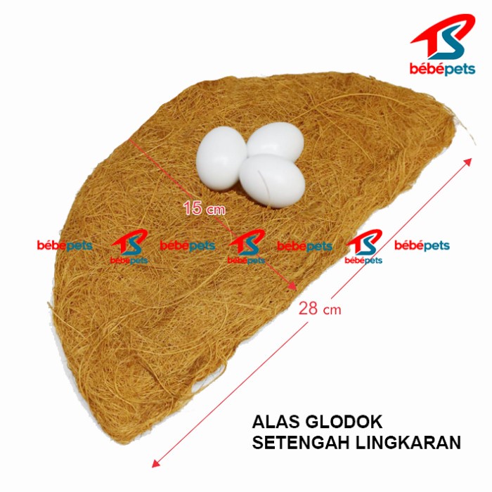 ALAS GLODOK SETENGAH LINGKARAN SANGKAR KAPSUL ALAS KANDANG BURUNG