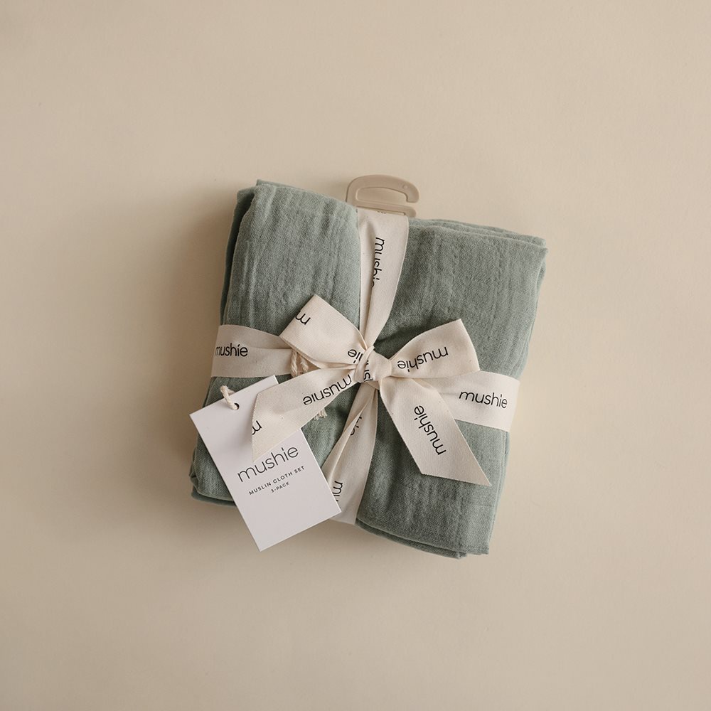 Mushie Muslin Cloth 3-pack / Kain Selimut Katun Bayi Anak