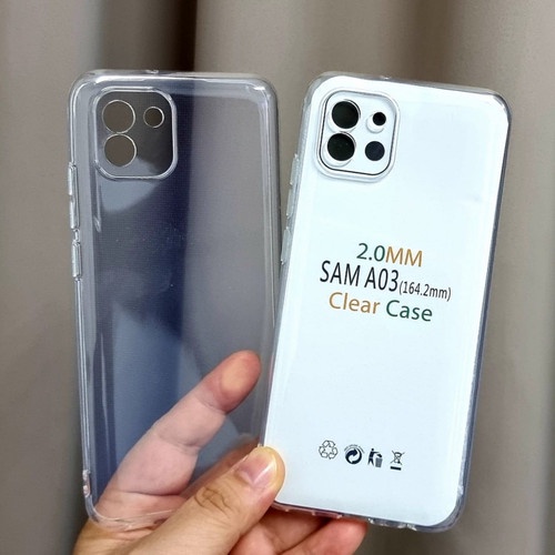 TEBAL!! Softcase SIMPLE Bening TPU Samsung A04 A04e A04s A03 A03s A03Core A02 A02s A01 A01Core M02 M02s M01 Core Silicone Clear Heavy Case Soft Thick HD Casing Glossy Murah Tapi Bagus CAMERA Putih Transparant Transparent Kondom Karet Plastik S E 4G 5G