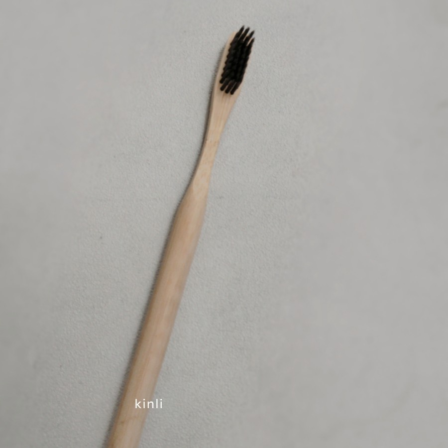 bamboo toothbrush charcoal infused bristle sikat gigi bambu kids adult