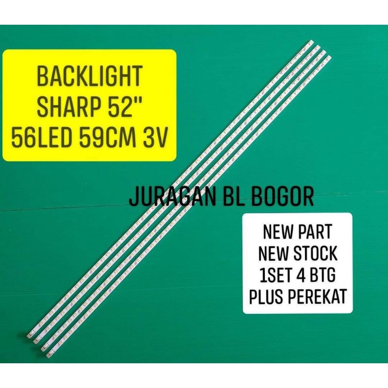 LAMPU LED BL BACKLIGHT SHARP 52INC 56LED 52LE830M