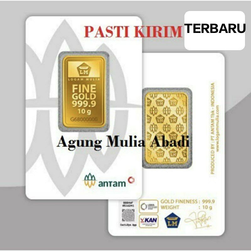 LM Emas Antam 10 gram, LOGAM MULIA TERBARU