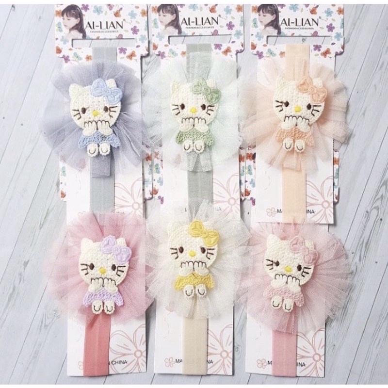 bandana chiffon flower hairband