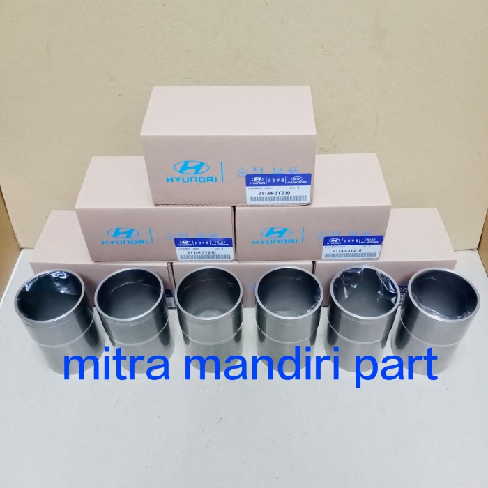 LINER SET BORING SET KIA CARNIVAL BENSIN SEDONA BENSIN V6 1SET 6PCS