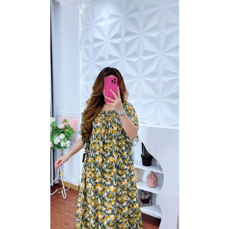 VANIA DRESS By. Dst Long dress motif