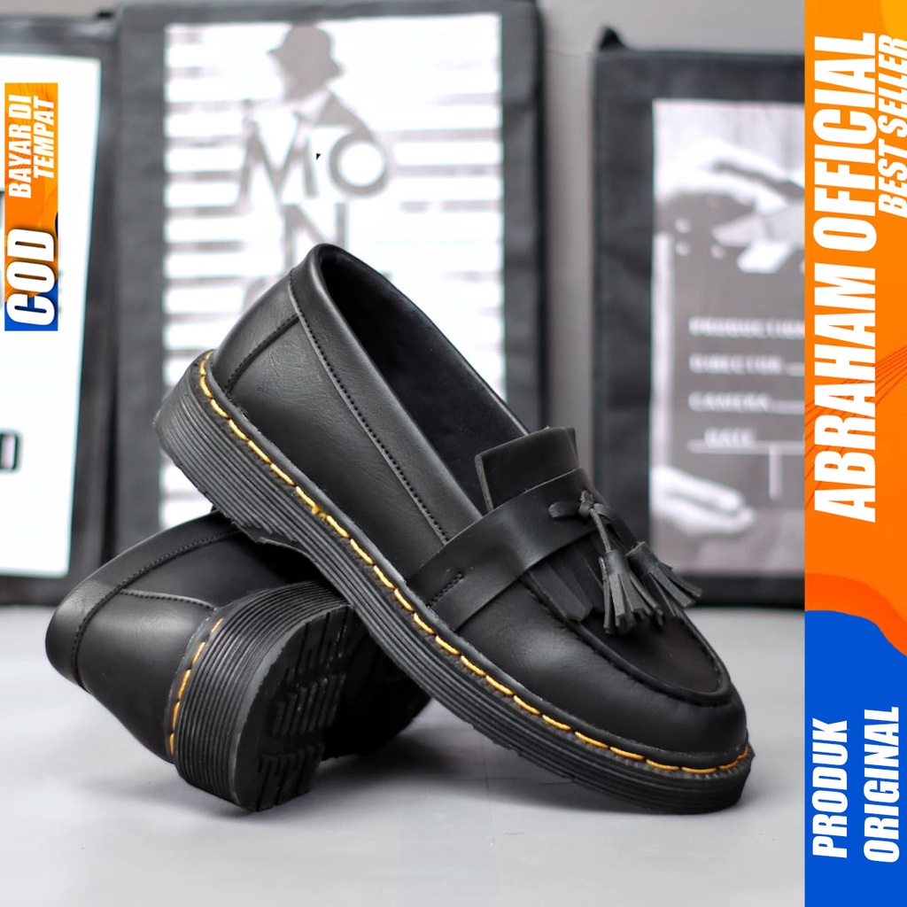 Sepatu Docmart Formal Pantofel Pria Kerja Kantor Abaraham VICTOR