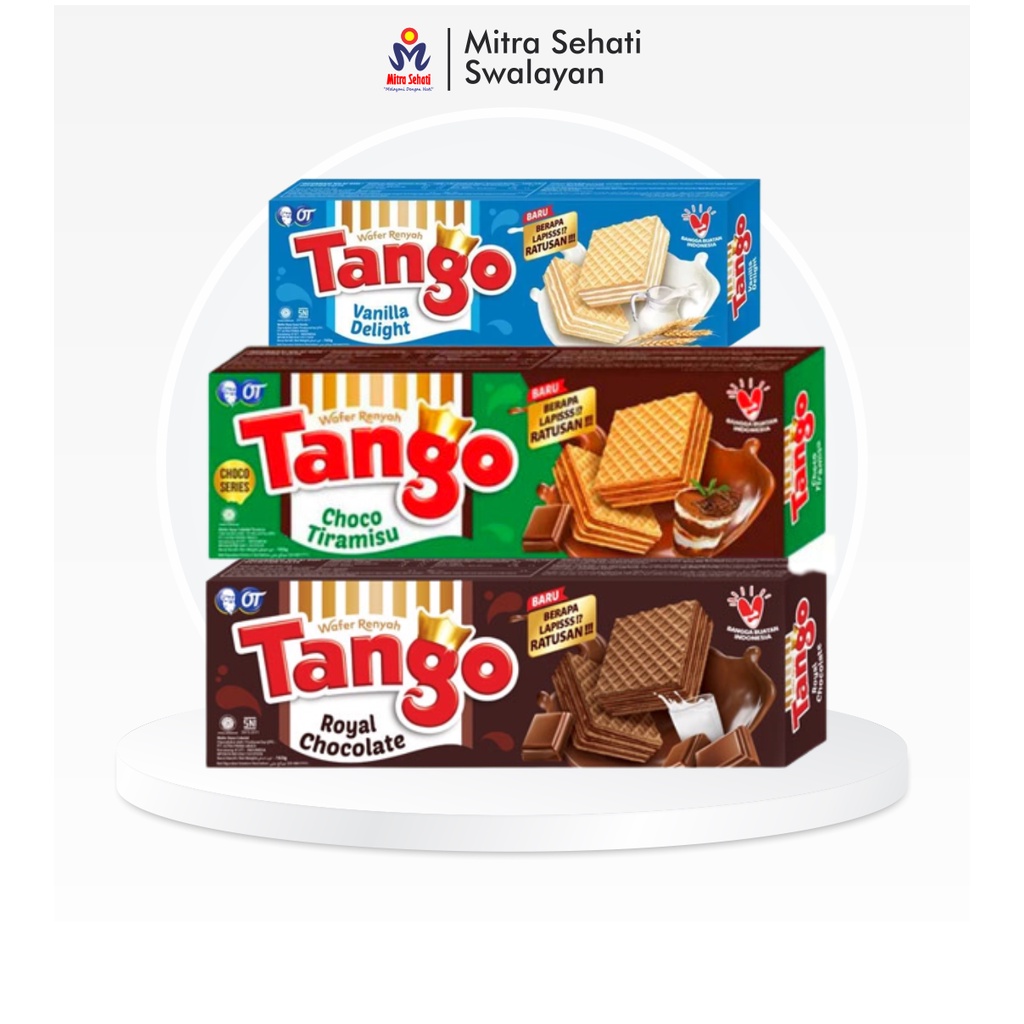TANGO WAFER COKLAT, VANILA, TIRAMISU 133gr & 163gr - Mitra Sehati Swalayan
