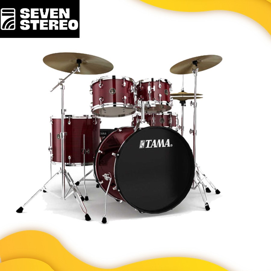 TAMA RM52KH6C-RDS Rhythm Mate 5-Piece Drums w/Hardwares &amp; Cymbals