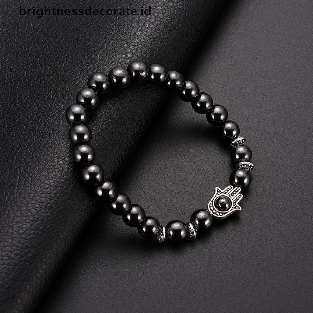 [Birth] Mix Style Gelang Magnet Beads Batu Hematite Perawatan Kesehatan Pesona Perhiasan Hadiah [ID]