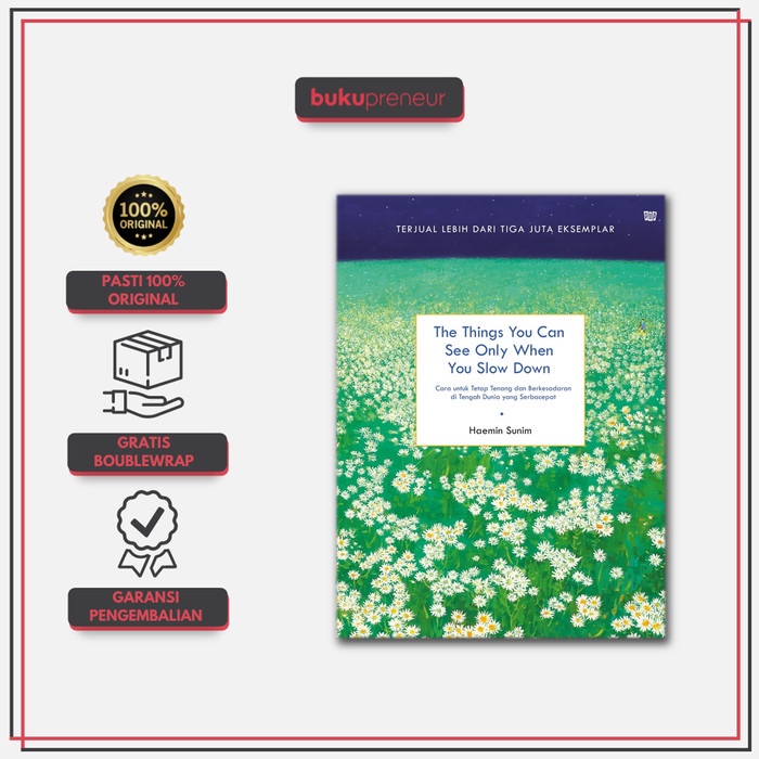 

Buku The Things You Can See Only When You Slow Down - HAEMIN SUNIM