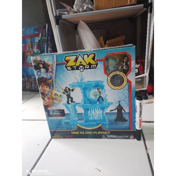 playset figure zak storm sino island playset ORI bandai