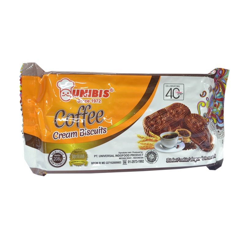 

Unibis Biscuit Coffee Cream 208Gr