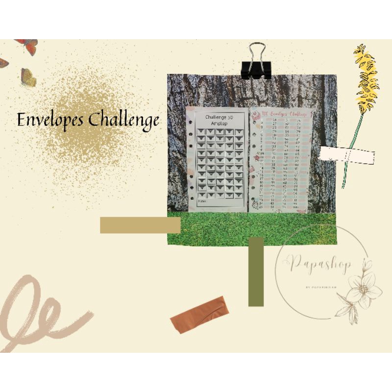 

Kertas Binder A6 "Envelopes Challenge" Harga untuk 1 Lembar