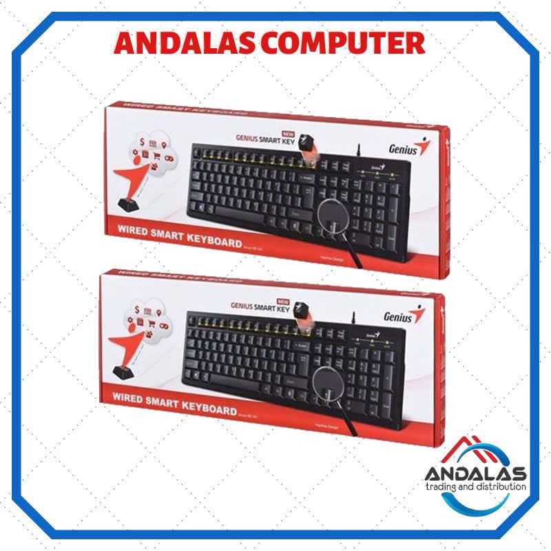 KEYBOARD GENIUS KB-100 KB M230 WIRED USB KOMPUTER