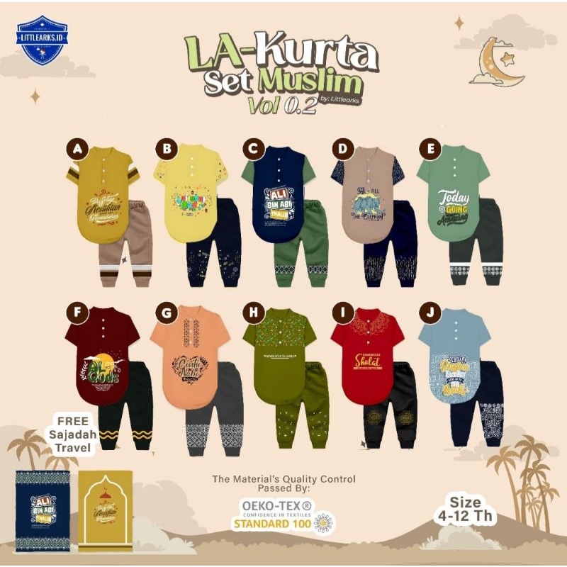Setelan Koko Kurta LittleArks