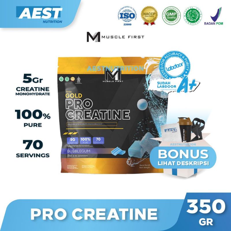 Jual Muscle First Pro Creatine Pouch 350 Gr Pembentuk Otot Creatine