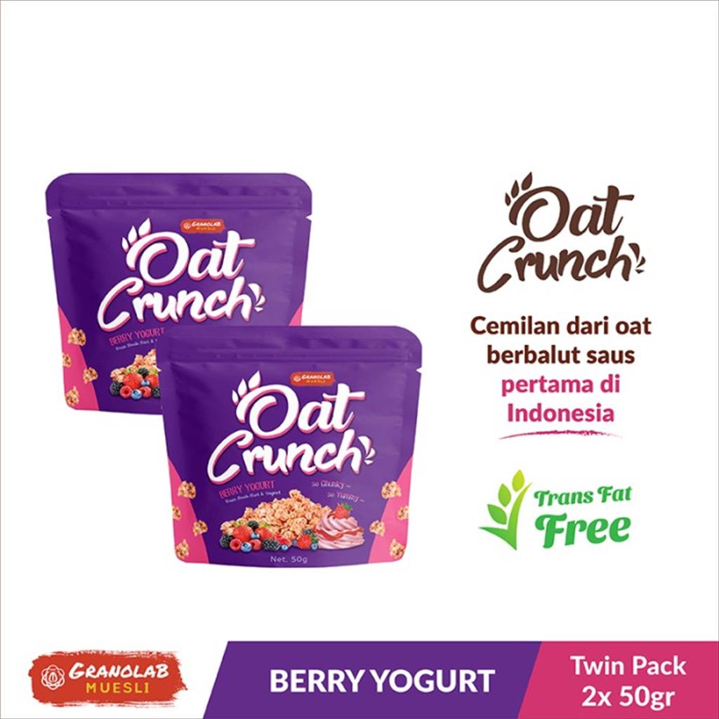 

Paket Cemilan Oat Crunch Berry Yogurt 2 x 50gr