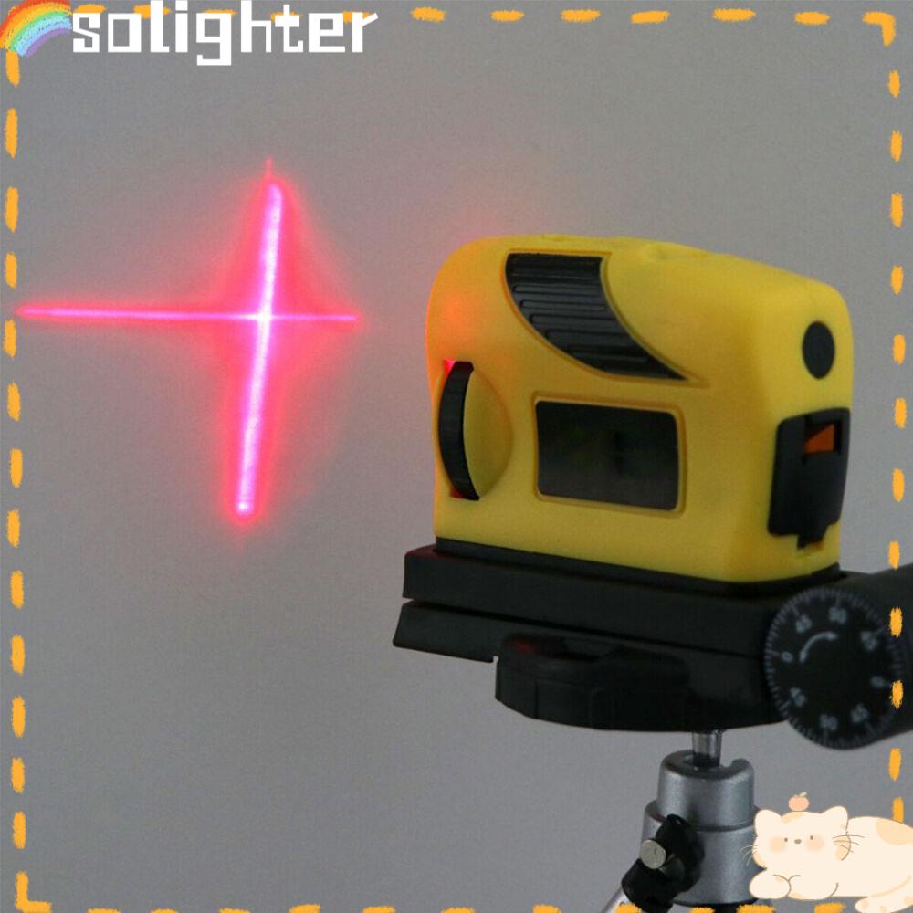 Solighter 3D Laser Level Square Measurement High Quality Garis Titik Silang