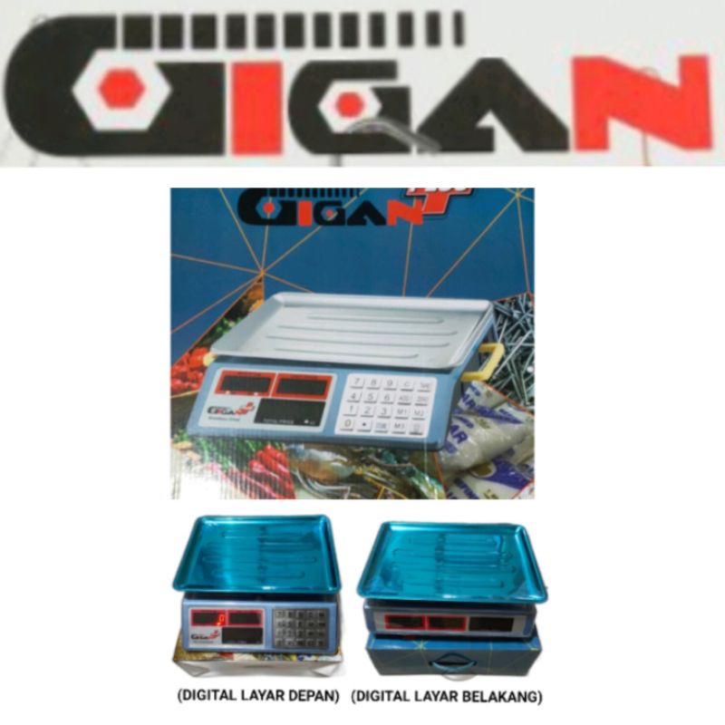 timbangan serbaguan digital 0.5- 40kg heavy duty gigan best quality
