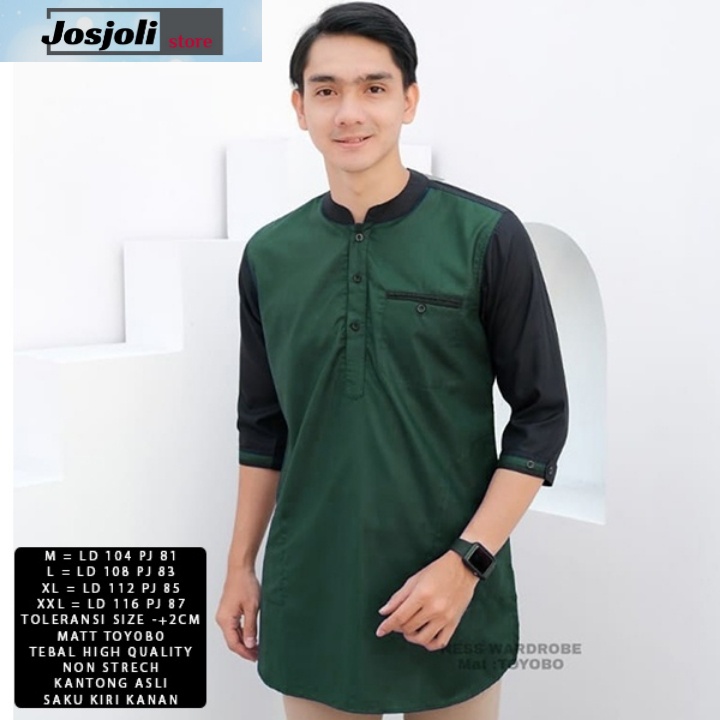 JOSJOLI_STORE/Baju Koko Taror/Pakaian Muslim Pria Dewasa/Fashion Muslim/M L XL XXL