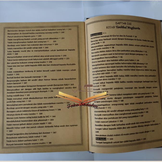 Terjemah Tanbihul Mughtarin | Pustaka Mampir
