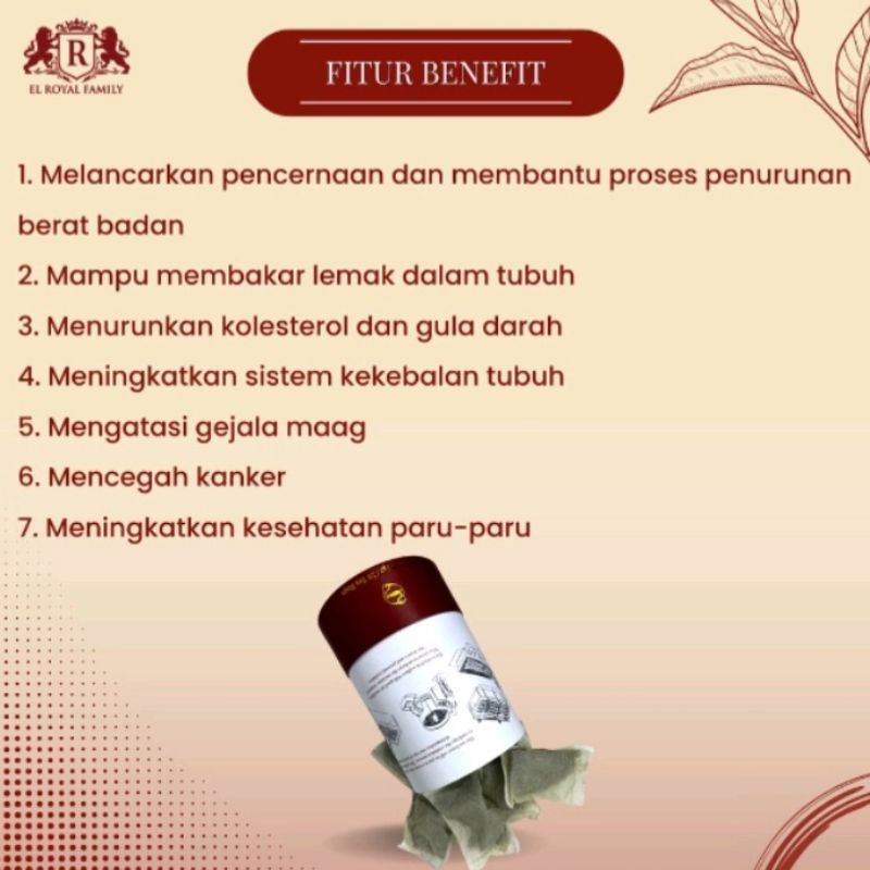 PAKET BUNDLING - EL ROYAL PREMIUM MORNING &amp; NIGHT DAN 1 EL ROYAL DETOX TEH