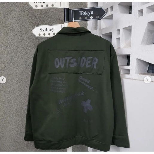 (COD) OUTSIDER JACKET BAHAN FLEECE UNISEX