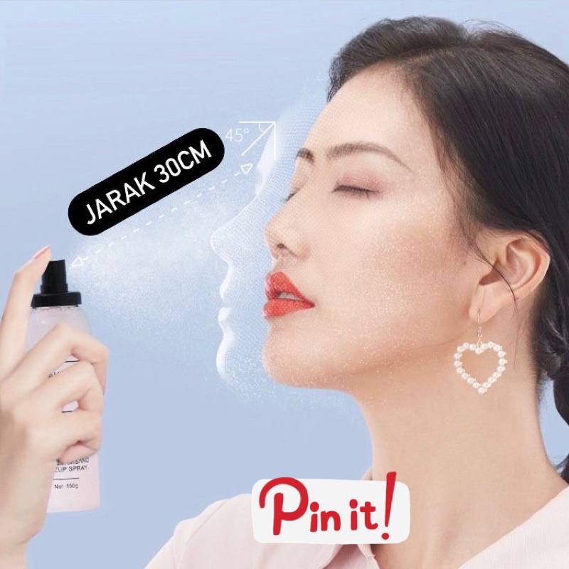 READY BANYAK GRATIS ONGKIR {Kirim instant Cod Medan Termurah}LAMEILA Star Quicksand Make Up Spray 150ml Hydrate And Moisturize makeup spray lameila LA161