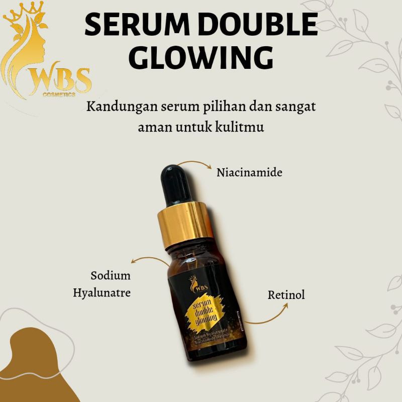 Serum Double Glowing WBS Cosmetics Menghilangkan Flek Hitam