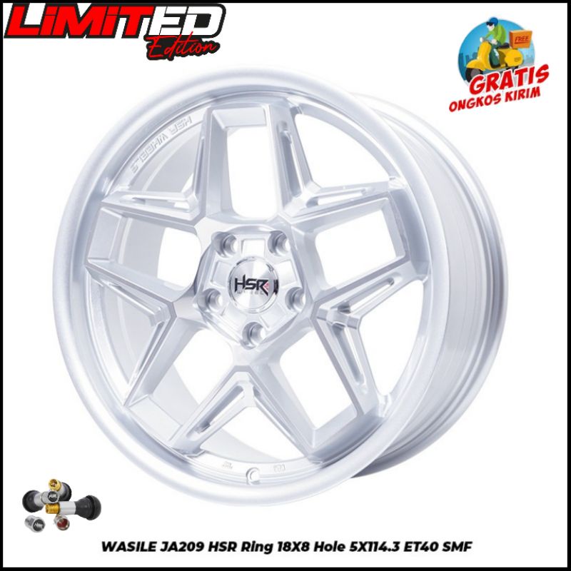 pelek mobil hsr wasile r18 velg mobil lubang baut 5 velg mobil innova zenix xpander outlander dll. v